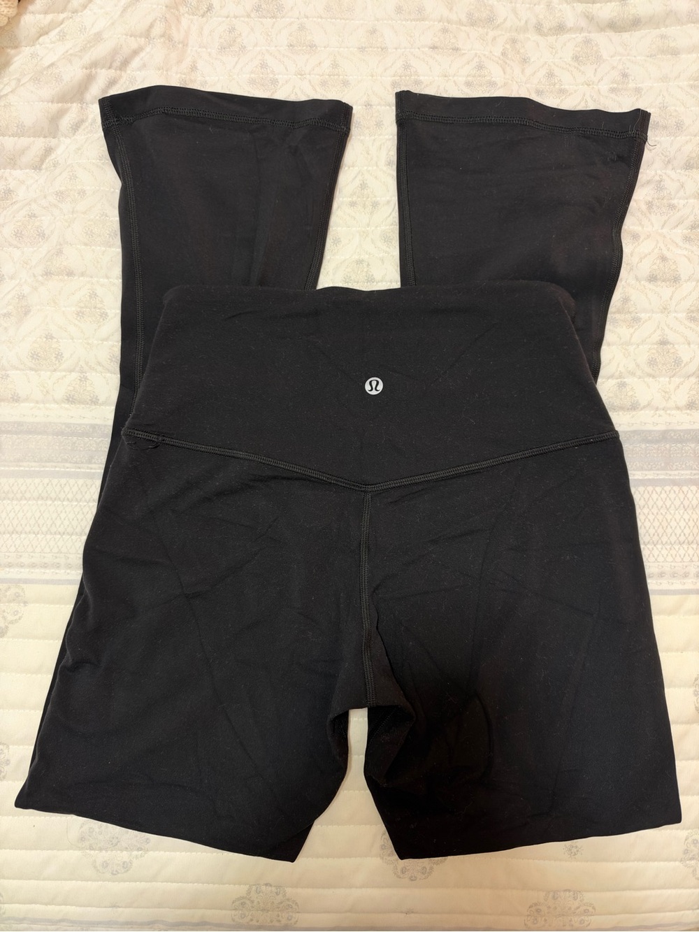 Lululemon Align High Rise Mini Flare Black Leggings - Size 6 - Picture 4 of 5